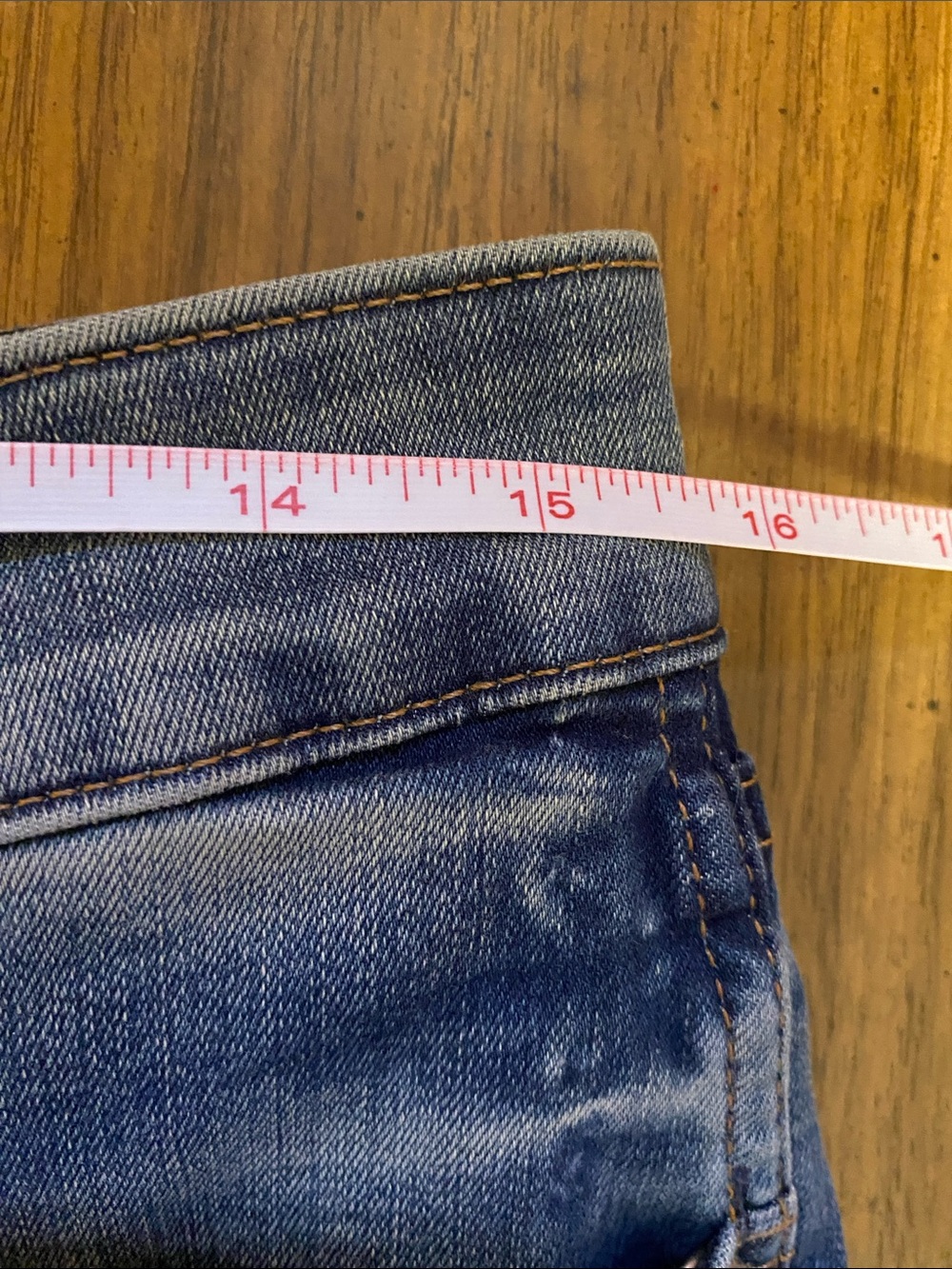 White House Black Market Cropped Jeans with Gold Embellishments Size 10 - Picture 8 of 11